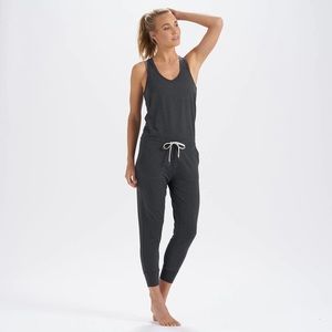 Vuori Charcoal Heather Lux Performance Romper